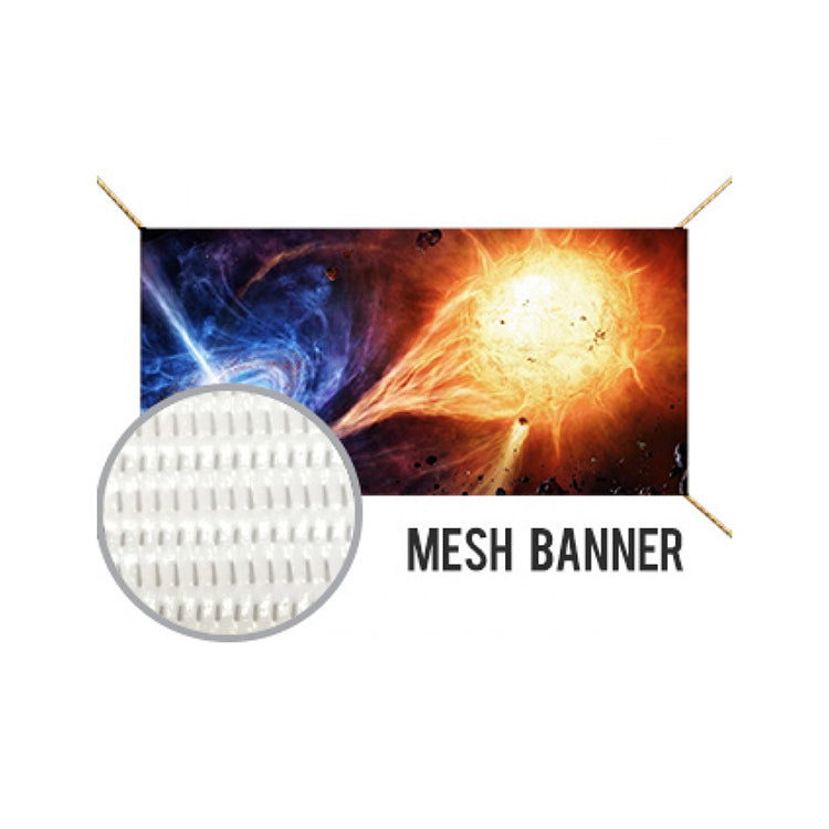 Custom Outdoor Inkjet Printed Mesh Banner Advertising