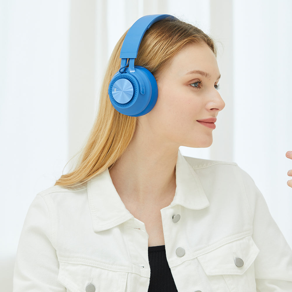 Professional DJ Studio Foldable Wireless Black Headphones