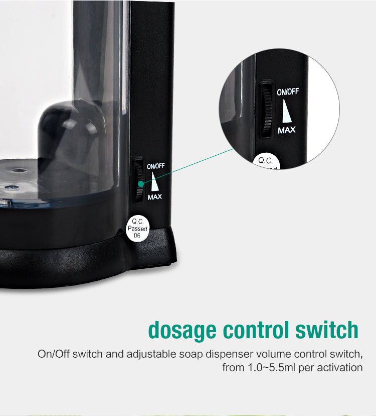 V-470 Battery Powered Infrared Sensor Automatic Refillable Liquid Spray Foam Soap Dispenser