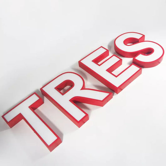 高品質戶外 LED 彩色字母標誌