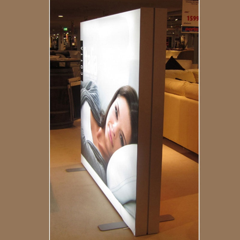 LED light box display ultra-thin frameless aluminum frame fabric advertising light box