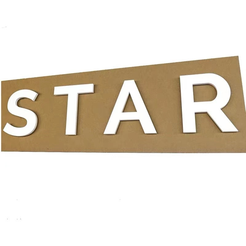 Modern premium advertising logo acrylic cut logo business design