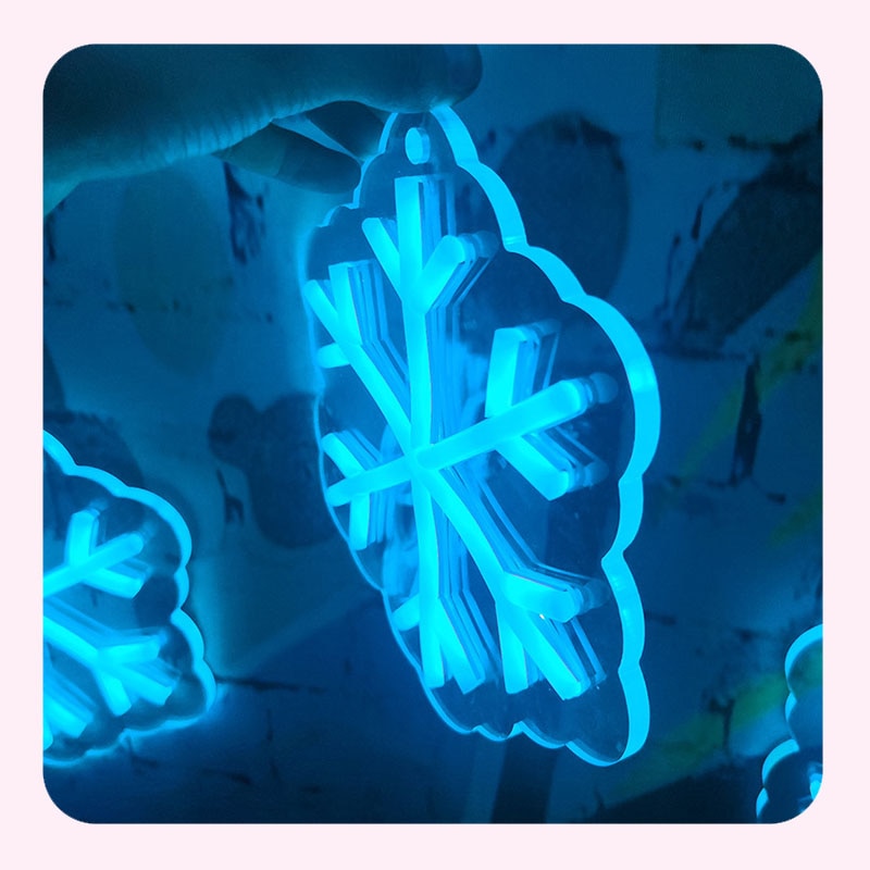 Neon lights for wall decoration, graphic design, neon lights for engagement party