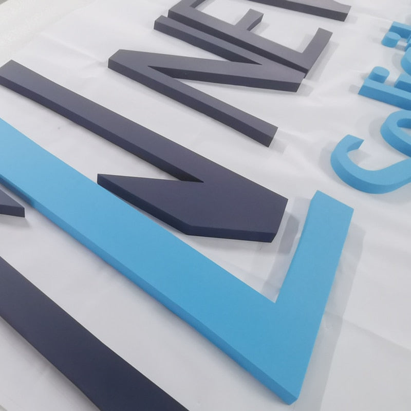 定制防水 3D 亞克力凝視裝飾品 LED 字母商店廣告標牌