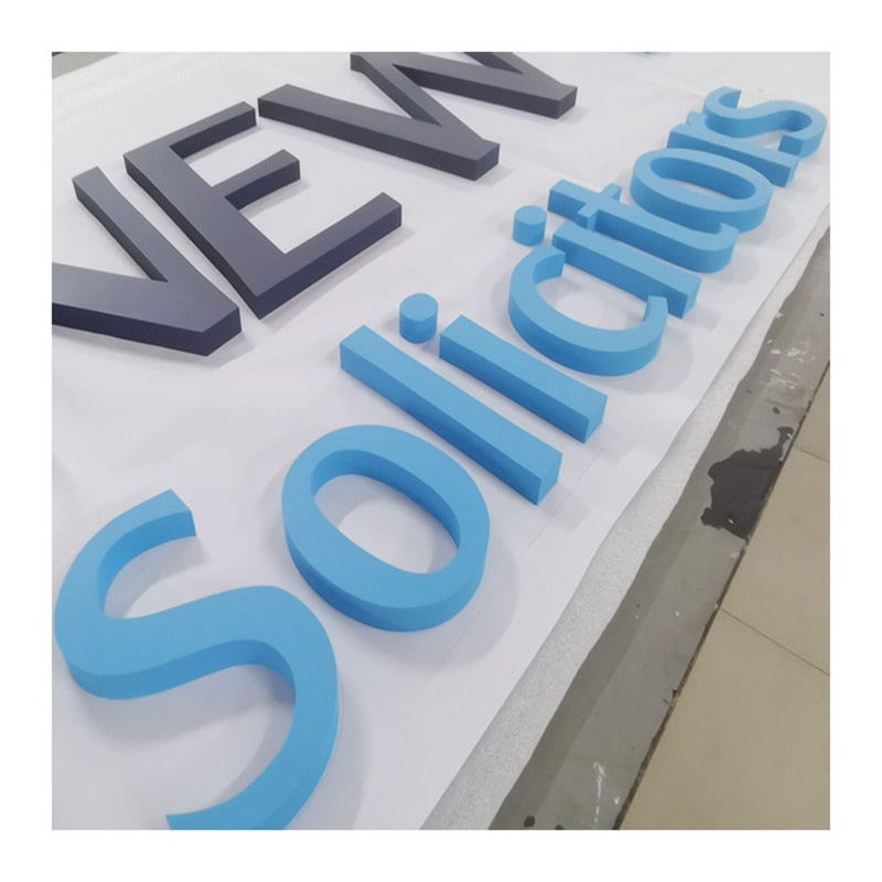 定制防水 3D 亞克力凝視裝飾品 LED 字母商店廣告標牌