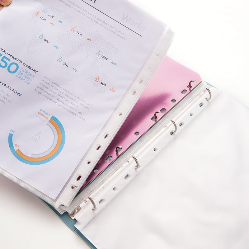 Comix A4 multi-layered leaflet information booklet A6637