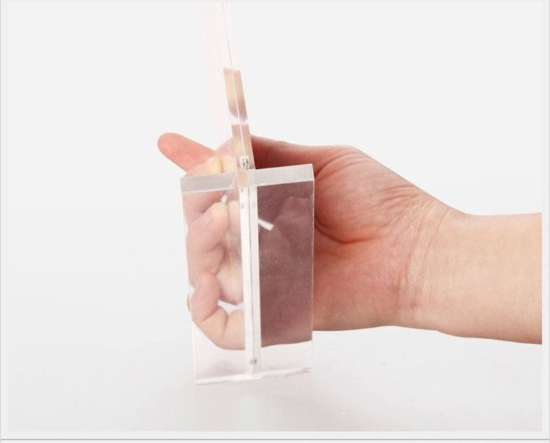 Reap double-sided strong magnetic transparent table card acrylic display stand