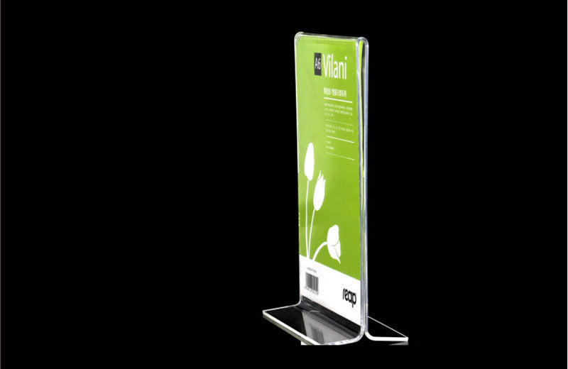 Reap acrylic double-sided transparent table display card