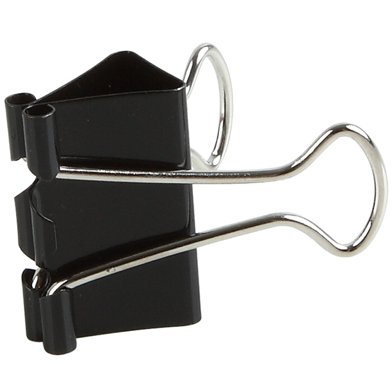 Comix black binder clips 12 pcs/box B3610