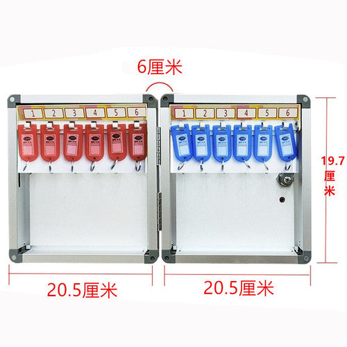 12-120 position aluminum alloy key box wall-mounted key management cabinet