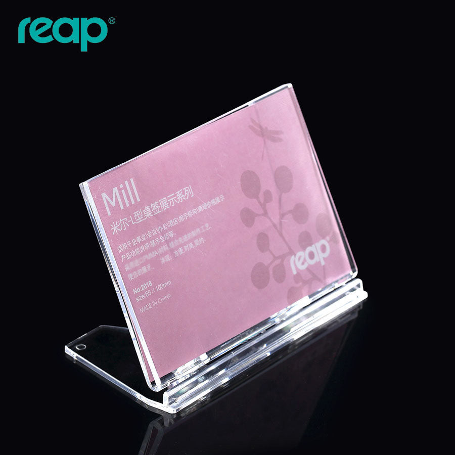 Reap L-shaped price tag