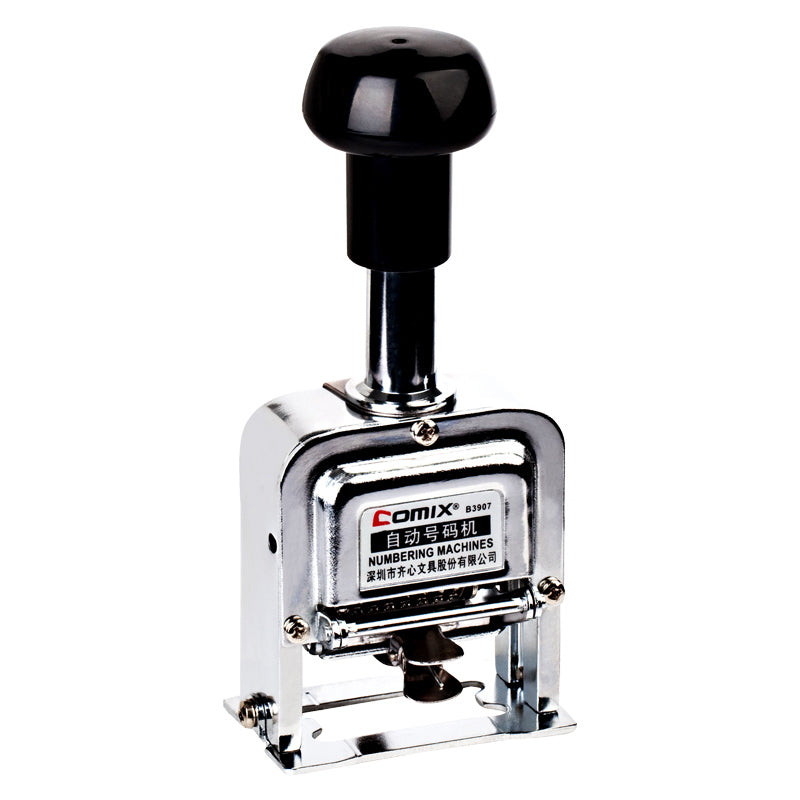 Comix 6-digit 7-digit 8-digit stainless steel automatic numbering machine B3906/B3907