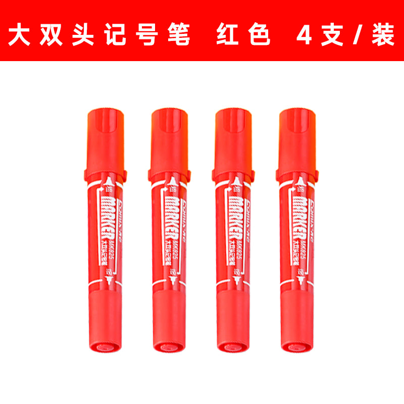 Comix double-ended marker pen oil-based box-top pen non-fading MK825