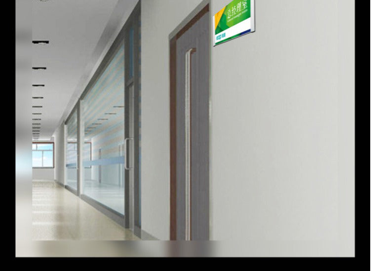 Reap aluminum alloy door plate PVC interlayer