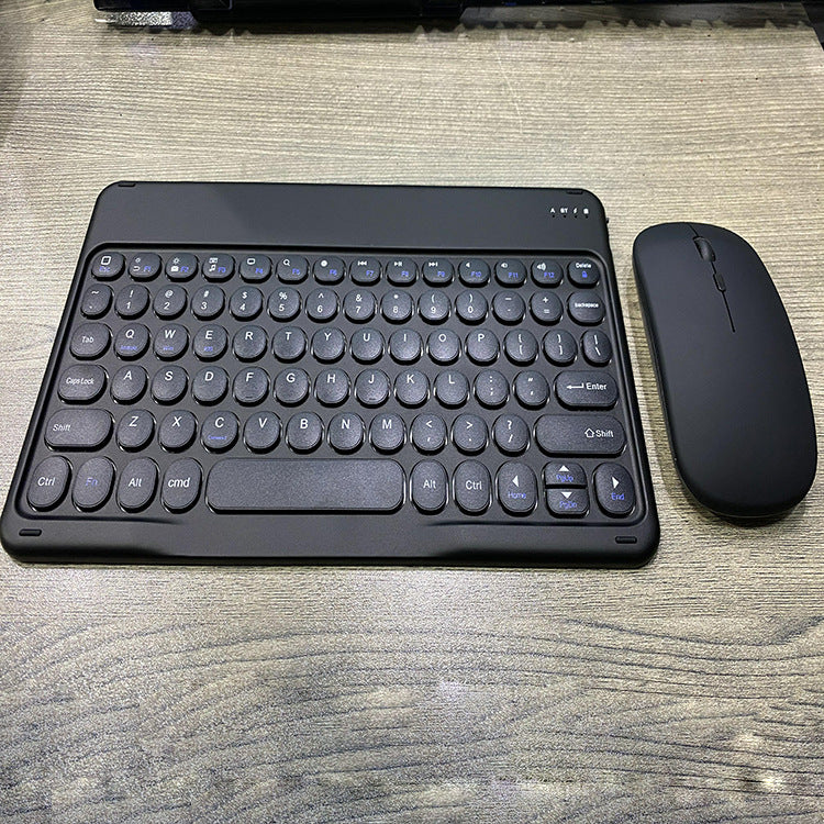 2021 iPad mini6 Bluetooth Keyboard Case 10.2 Bluetooth Keyboard Pro11 with Pen Slot Air4 Leather Case