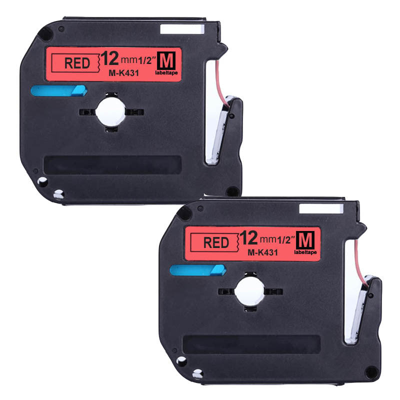 適用Brother 標籤機MK系列色帶M-K231 631 12mmPT-65/90/80打印紙