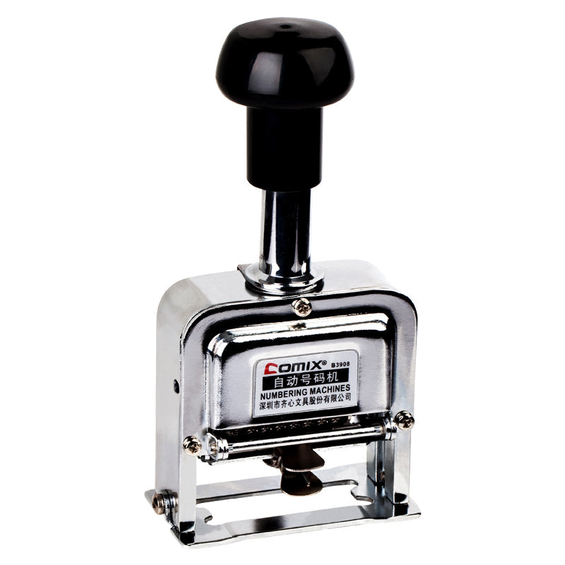 Comix 6-digit 7-digit 8-digit stainless steel automatic numbering machine B3906/B3907