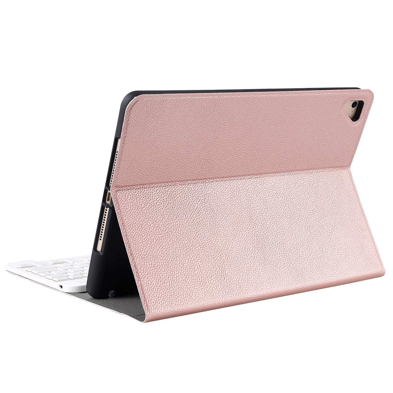 2020 iPad 10.9 Bluetooth Keyboard Case 10.2 Bluetooth Keyboard Pro11 Litchi Pattern Leather Case with Pen Slot