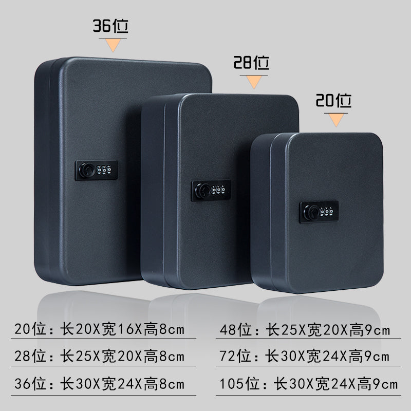 20-105 digit combination lock key box wall-mounted