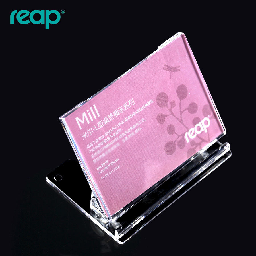 Reap L-shaped price tag