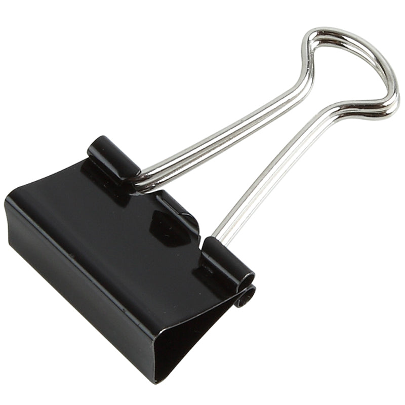 Comix black binder clips 12 pcs/box B3610