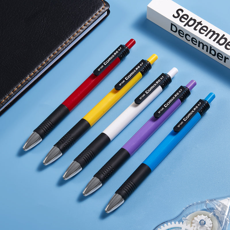 Comix 0.7mm blue ballpoint pen BP104