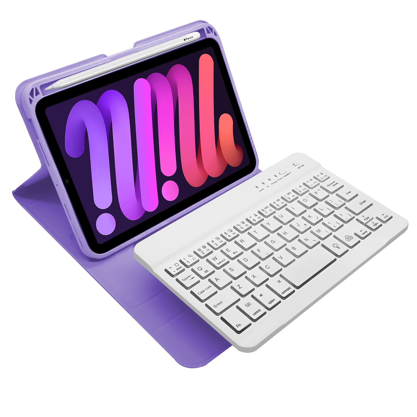 Suitable for iPad mini 6 Bluetooth keyboard case with pen slot mini backlit Bluetooth keyboard case