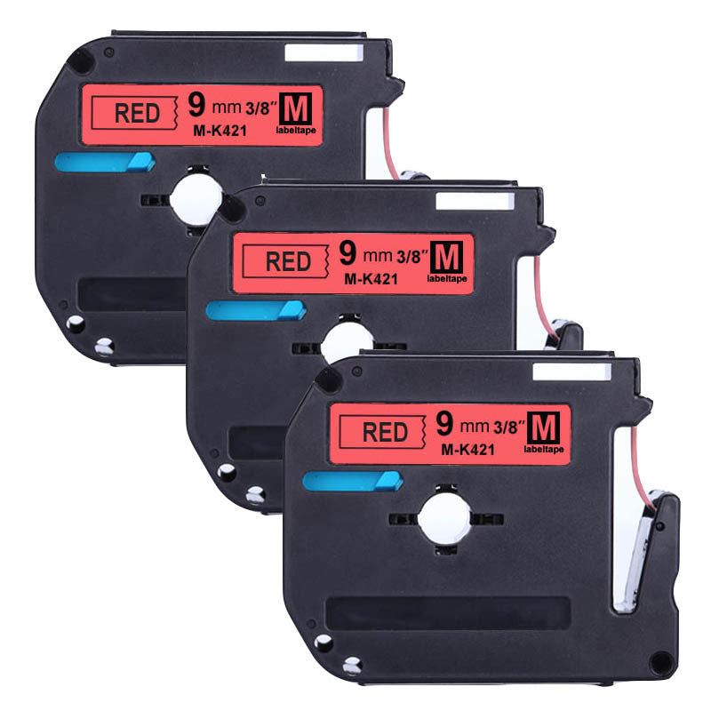 適用Brother 標籤機標籤色帶M-K231 621 9mm12mmPT-65/90/80打印貼紙