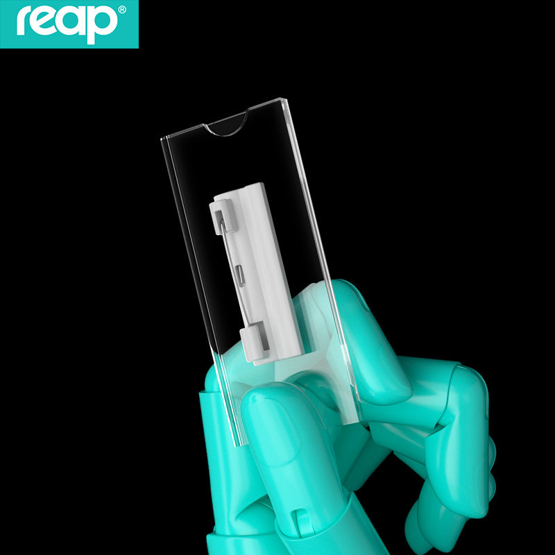 Reap acrylic transparent name magnetic buckle tag