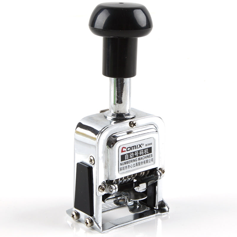 Comix 6-digit 7-digit 8-digit stainless steel automatic numbering machine B3906/B3907
