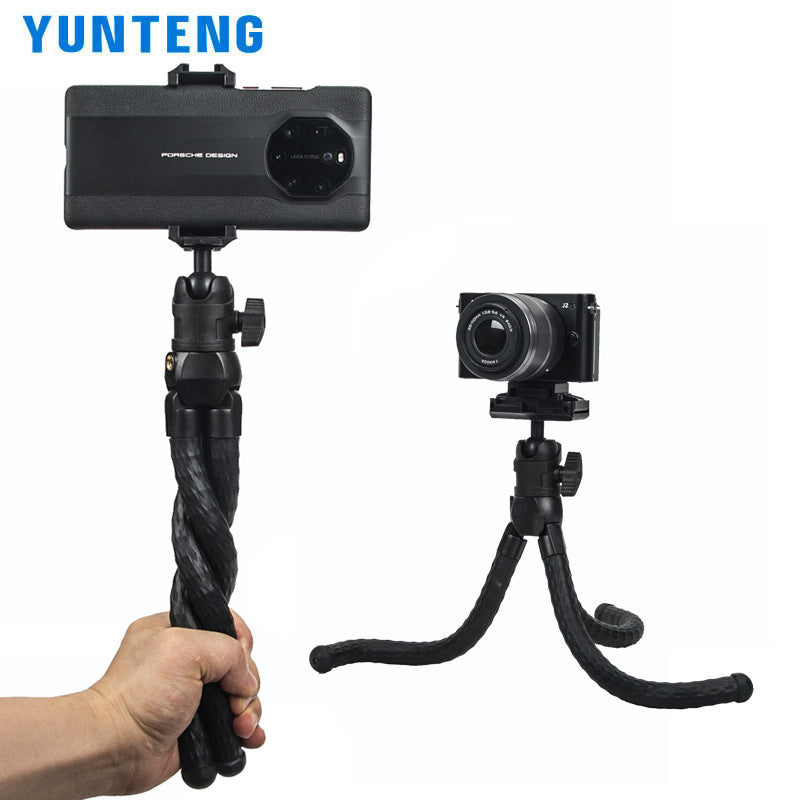 Yunteng 3286 Octopus tripod micro single shooting vlog mobile phone Bluetooth photo remote control Douyin live broadcast stand