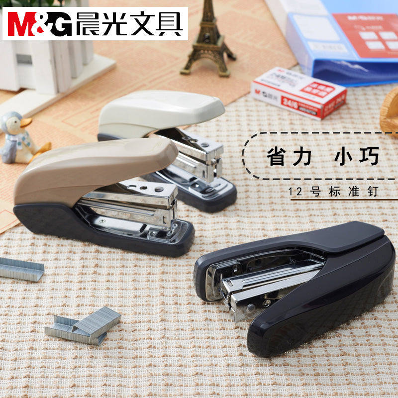 M&G 360 degree rotating economical and labor-saving 12 gauge stapler 24/6 ABS91640
