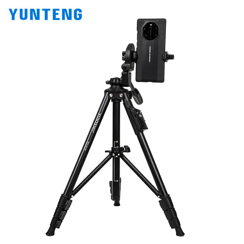 Yunteng 211N Mobile Phone Bluetooth Remote Control Tripod for Taking Pictures Horizontal and Vertical Selfie Live Broadcast Shooting Video Bracket