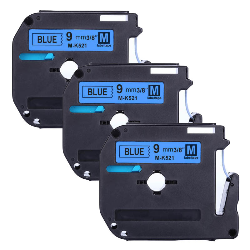 適用Brother 標籤機標籤色帶M-K231 621 9mm12mmPT-65/90/80打印貼紙