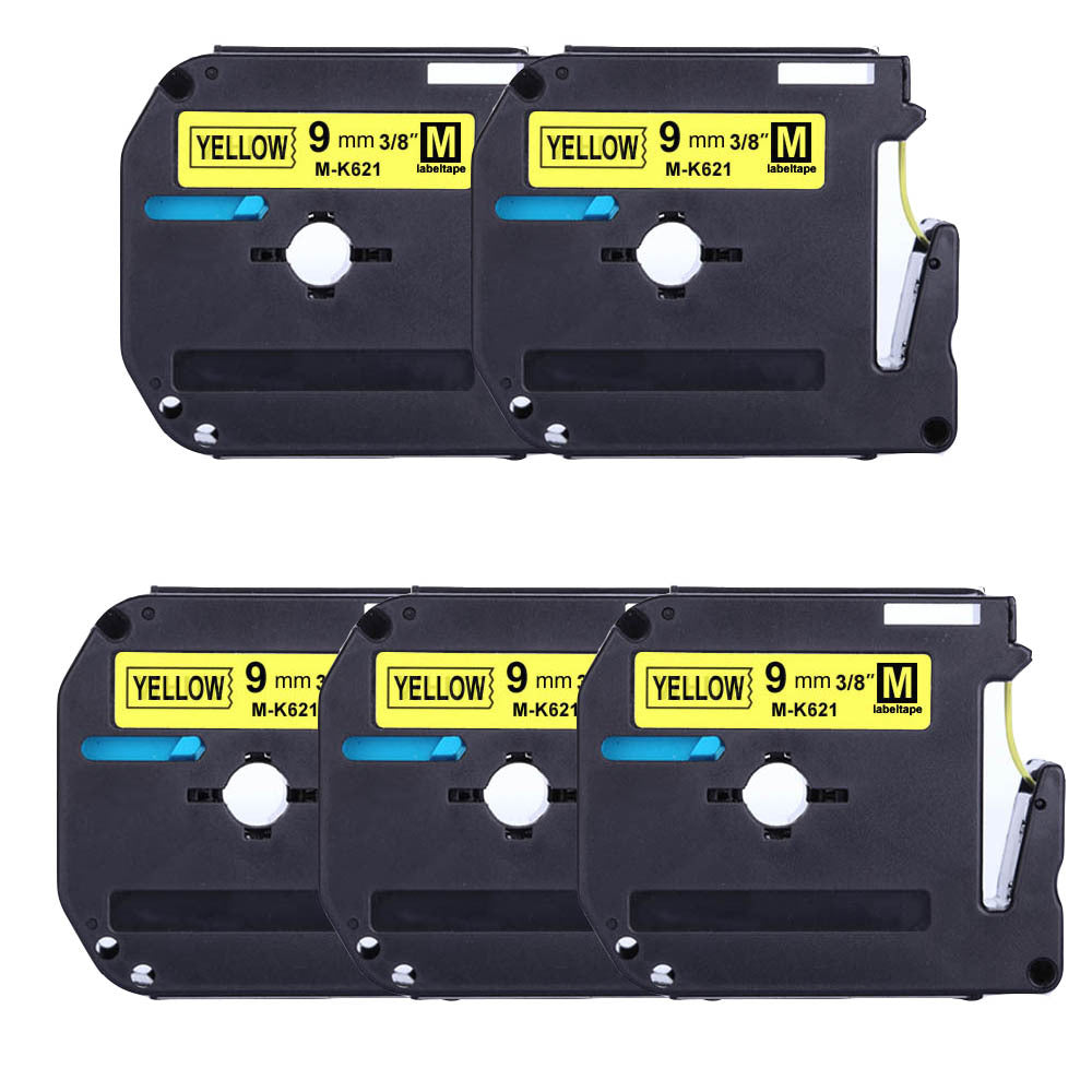 適用Brother 標籤機標籤色帶M-K231 621 9mm12mmPT-65/90/80打印貼紙