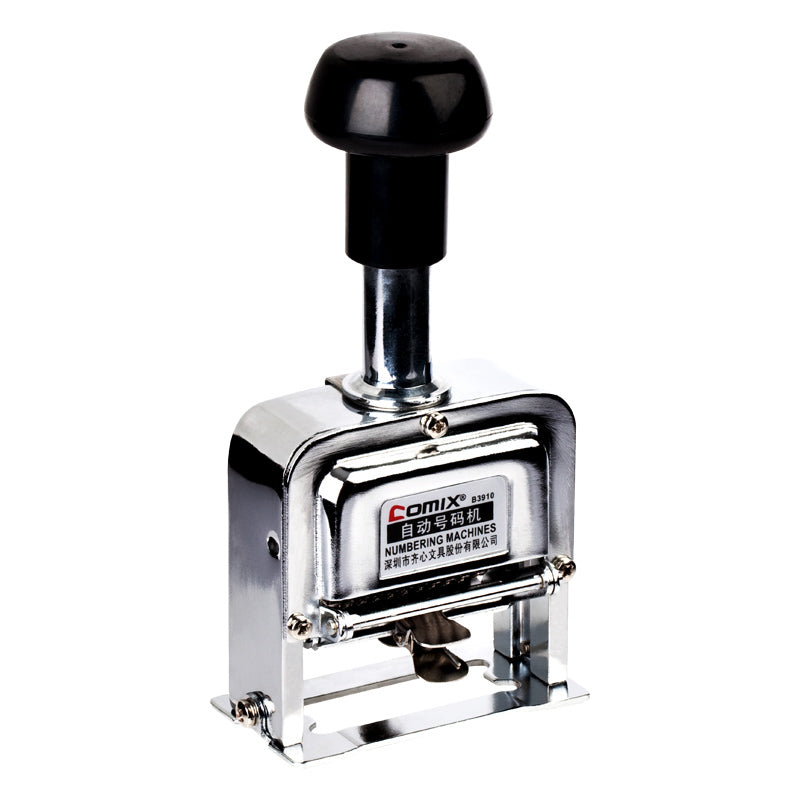 Comix 6-digit 7-digit 8-digit stainless steel automatic numbering machine B3906/B3907