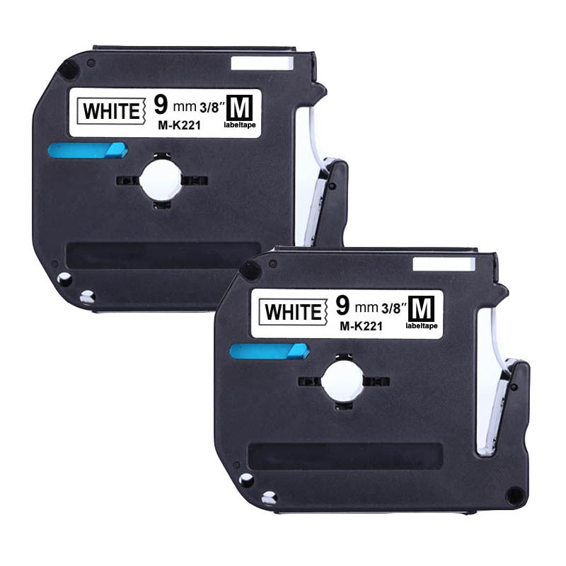 適用Brother 標籤機標籤色帶M-K231 621 9mm12mmPT-65/90/80打印貼紙