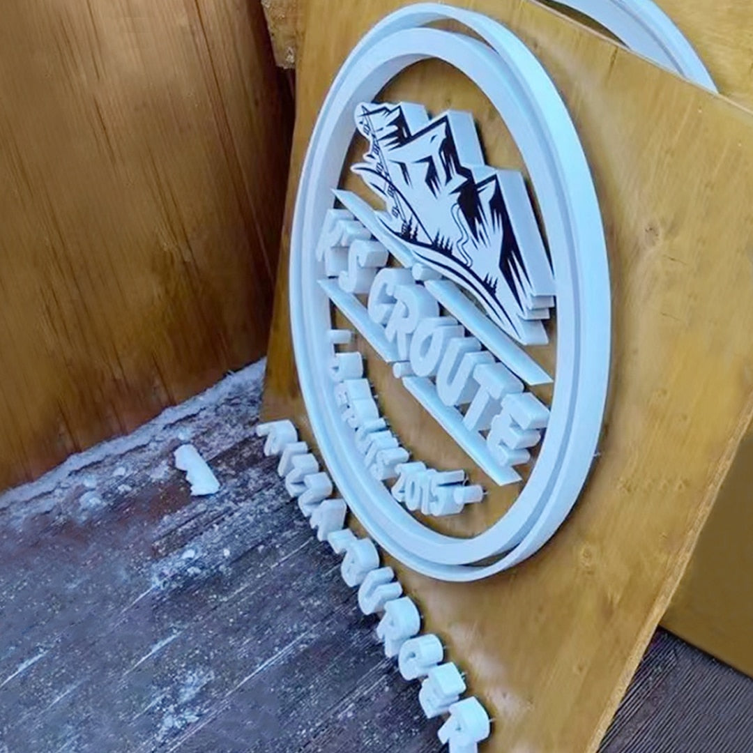 Outdoor LED Lighting Wall Metal Acrylic Shop Sign Customization