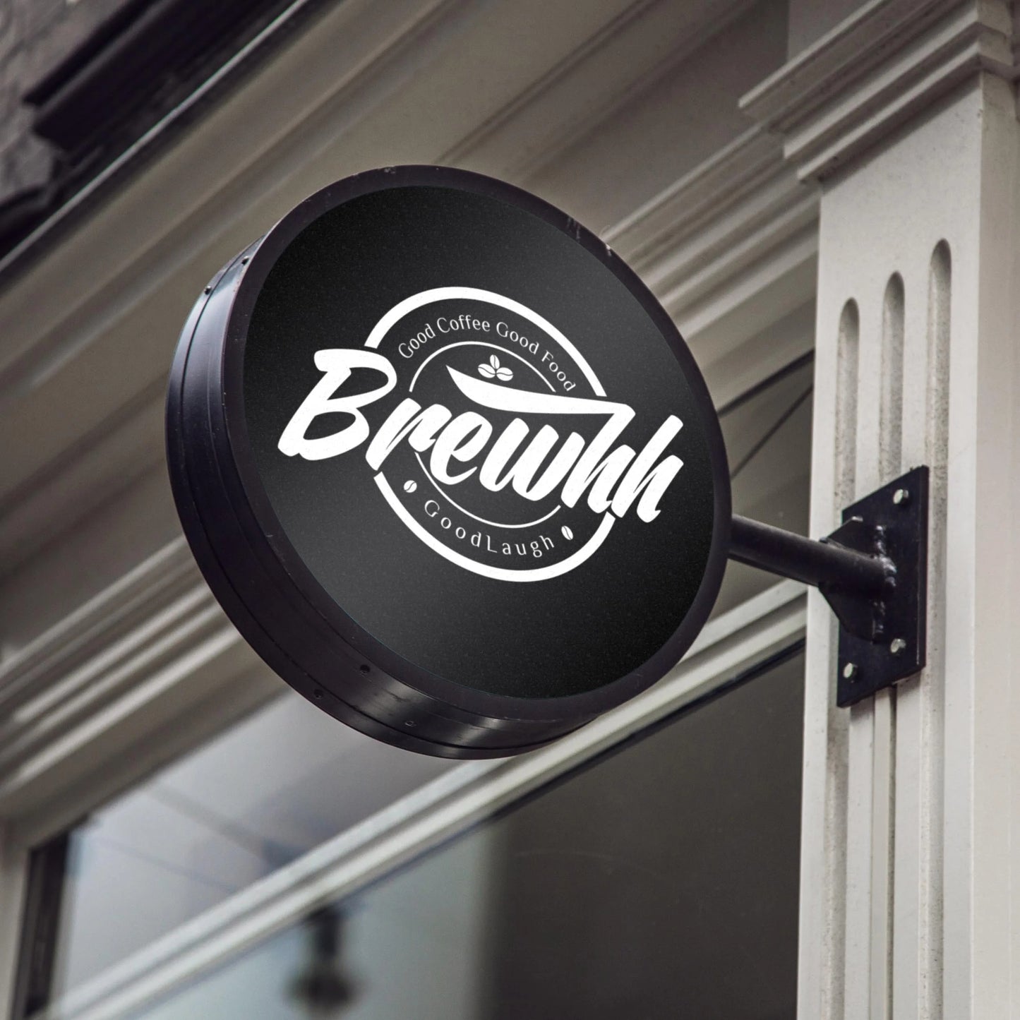 Round light box sign indoor acrylic LED light box sign outdoor LED light box sign