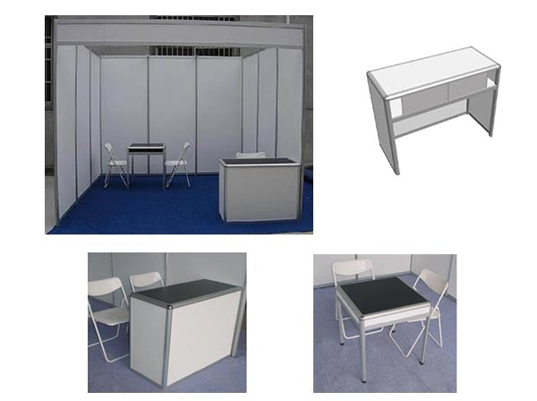 Aluminum alloy table exhibition standard booth aluminum alloy negotiation table