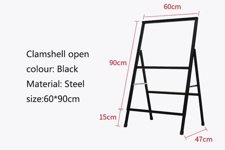 Outdoor advertising display board poster stand KT board display stand