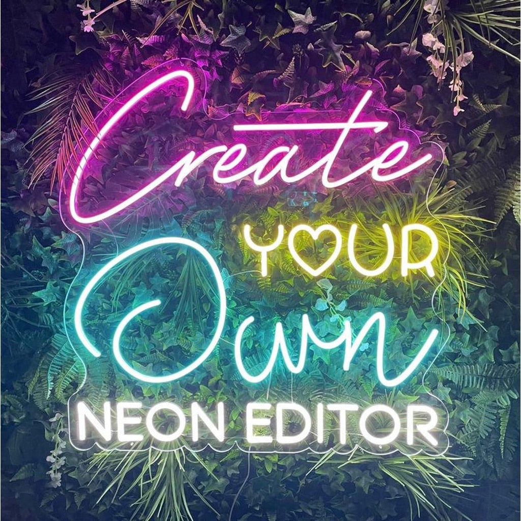 3D LED sign neon light custom high quality acrylic neon light colorful eye-catching neon light