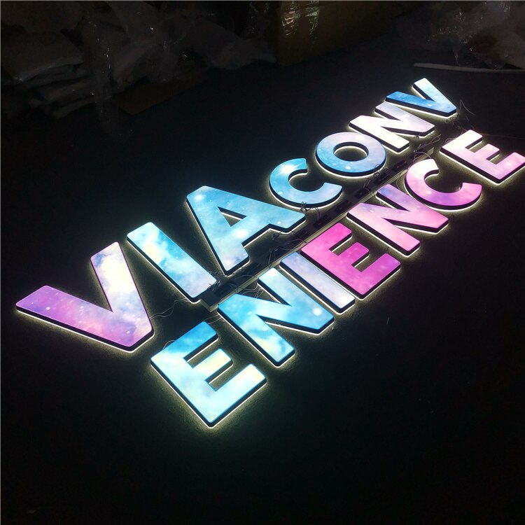 3D Acrylic Name Sign Acrylic LED Light Sign Acrylic LED Letter Sign