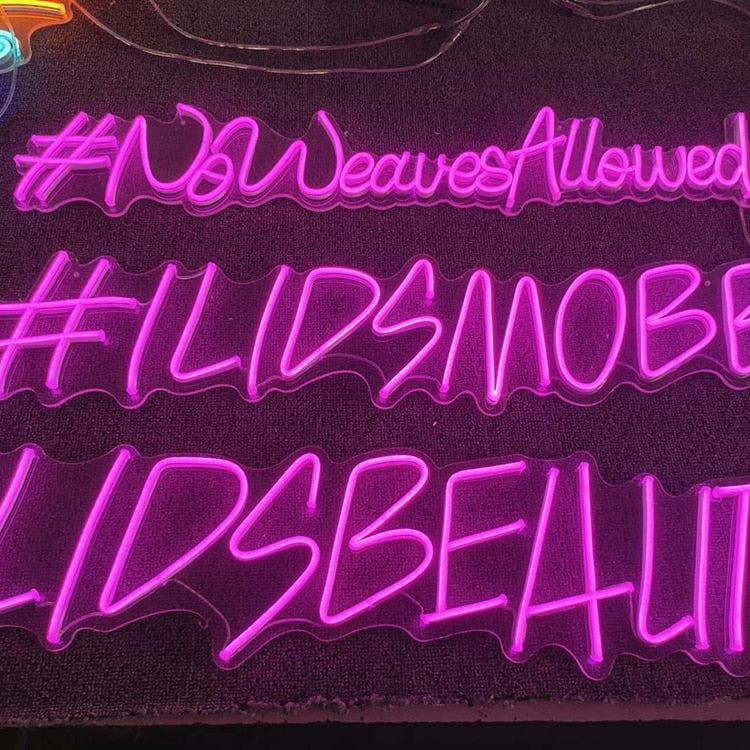 3D LED sign neon light custom high quality acrylic neon light colorful eye-catching neon light