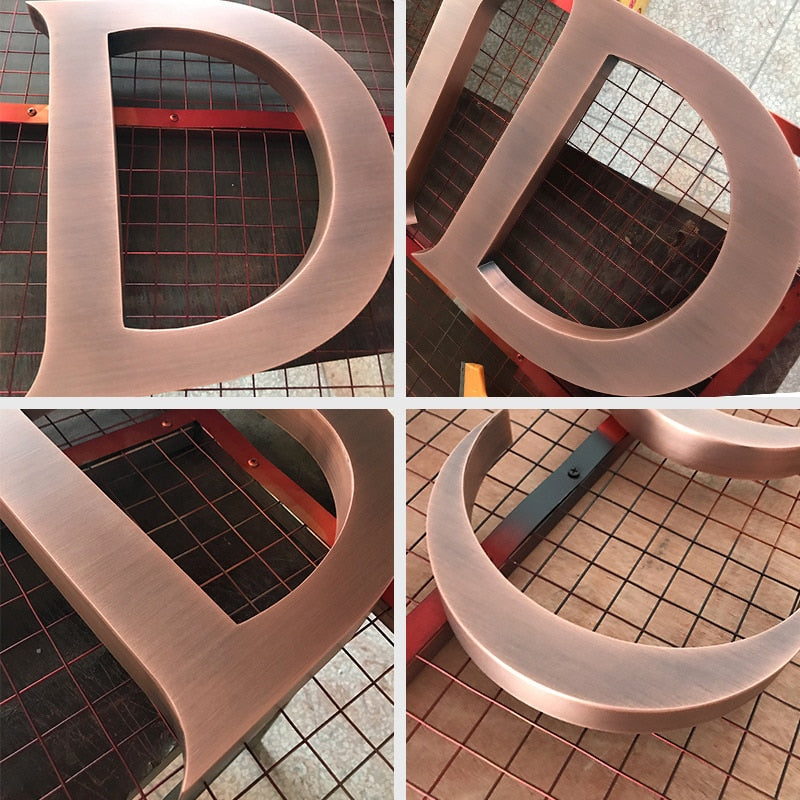 Customized Stainless Steel 3D Letter Metal Letter Logo