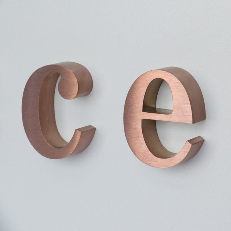 Customized Stainless Steel 3D Letter Metal Letter Logo