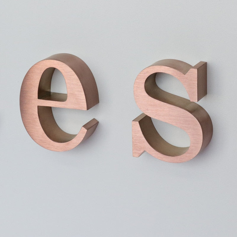 Customized Stainless Steel 3D Letter Metal Letter Logo
