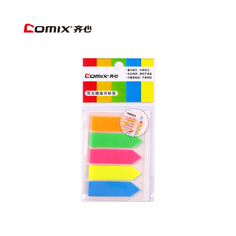 Comix 半透明熒光便利貼20張 D6016/6017/6019