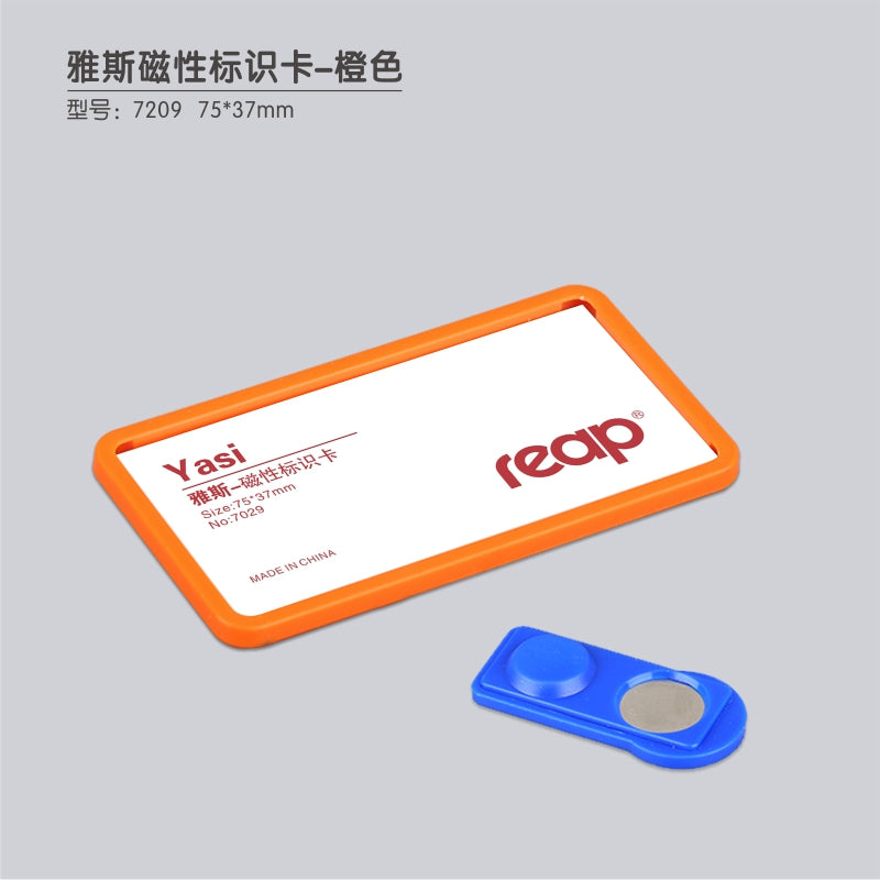 Reap 7029 employee name tag magnet style
