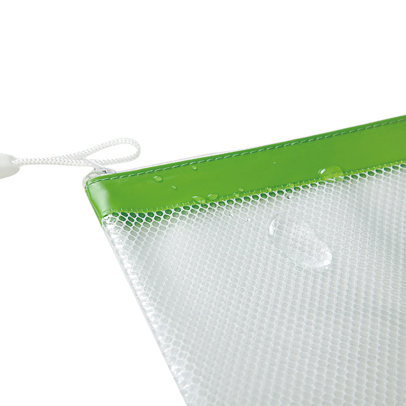 Comix zipper PVC mesh bag A2054/2055/2056/2057